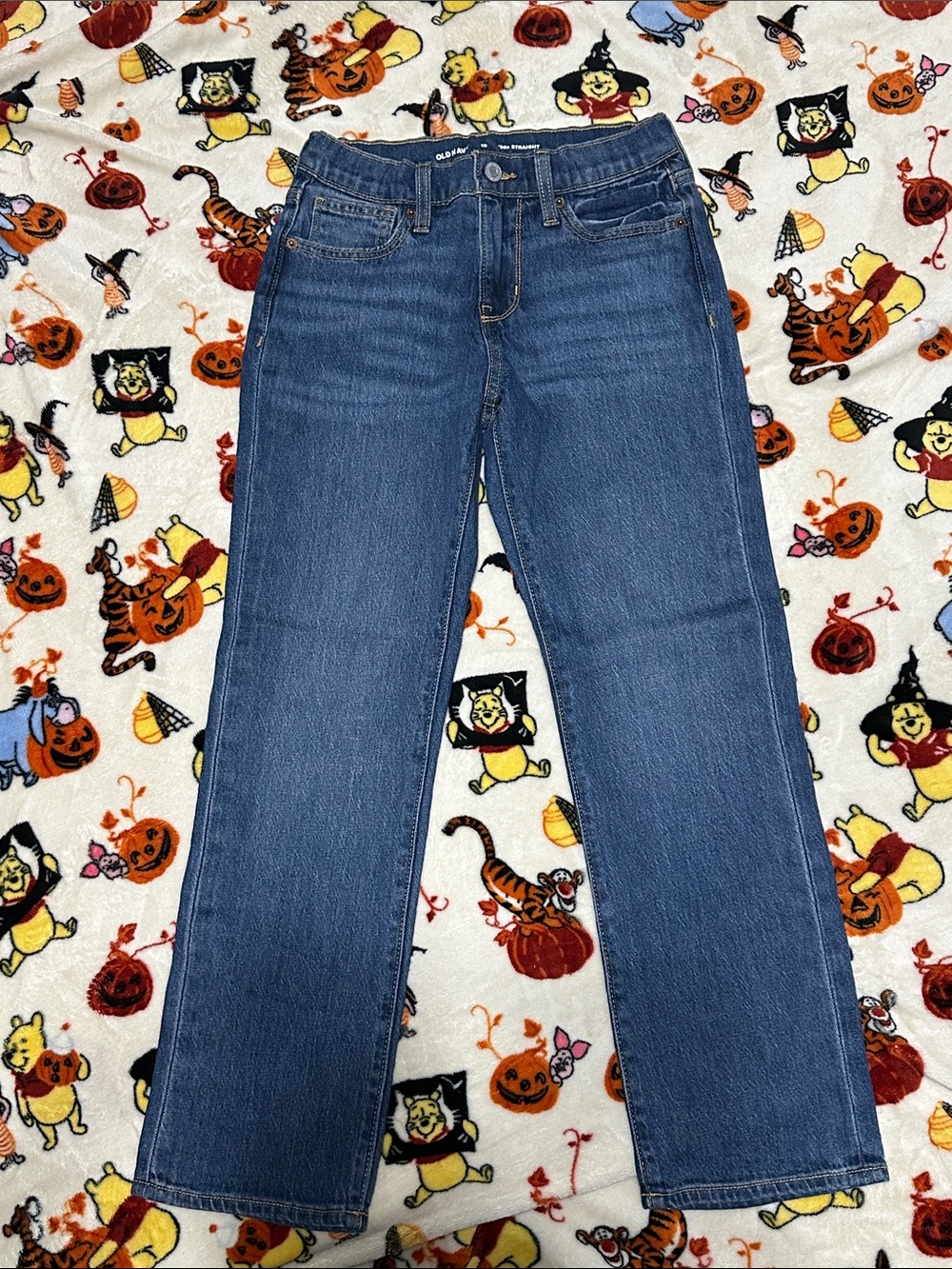 Classic Boy’s Straight-Leg Jeans in Medium Blue - Old Navy